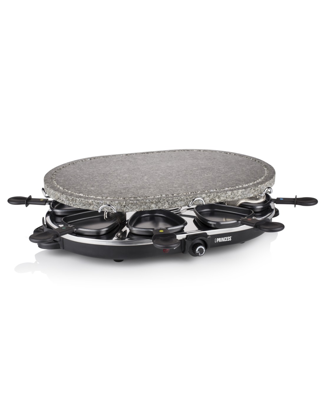 Princess 162720 Raclette Oval Stone 8 personas