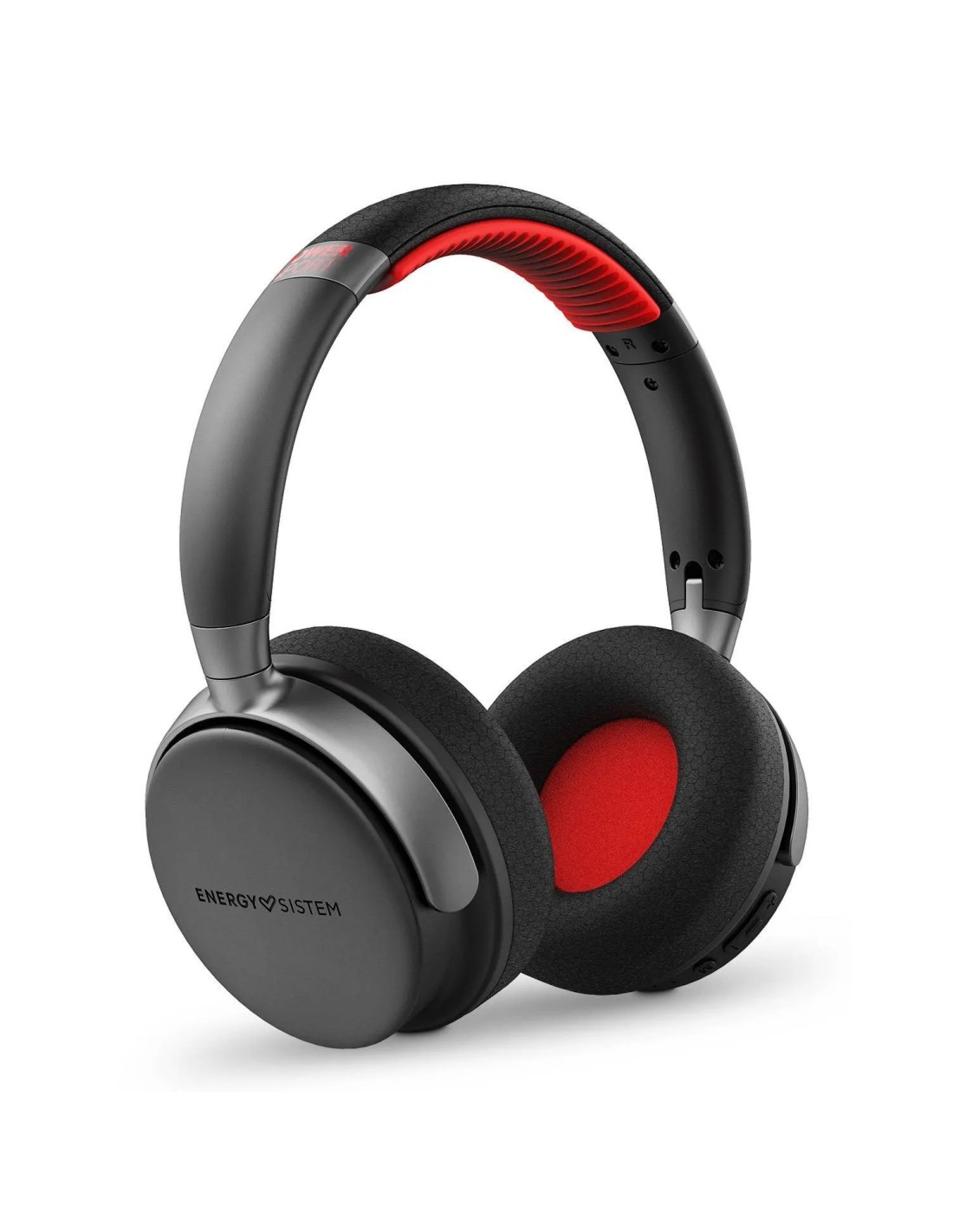 Energy Sistem Power Sport Auriculares Inalámbrico y alámbrico Diadema Deportes USB Tipo C Bluetooth Negro, Rojo