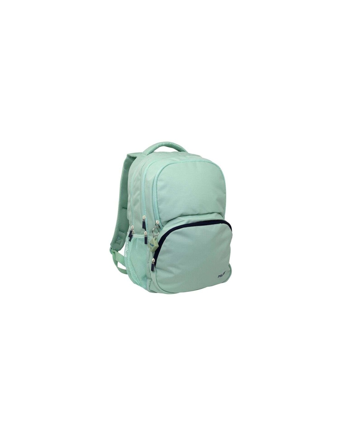 Milan Serie 1918 Mochila Escolar 25L - 3 Bolsillos Delanteros + 2 Bolsillos Laterales - Asas Regulables y Acolchadas - Tama?o 46