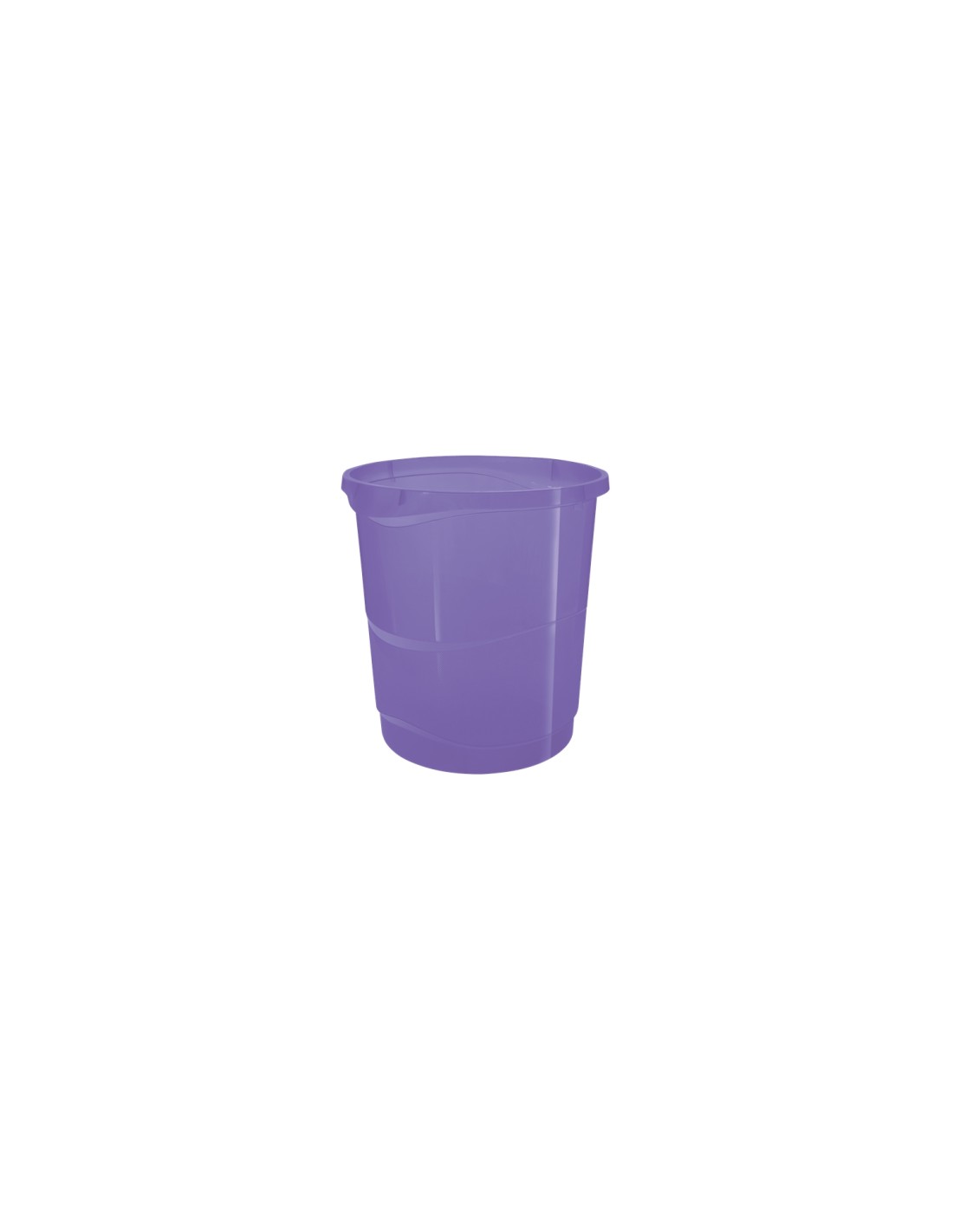 Esselte 628462 cubo de basura Alrededor Poliestireno (PS) Lavanda