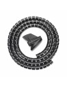 ORGANIZADOR DE CABLE AISENS 25MM 1M BLACK
