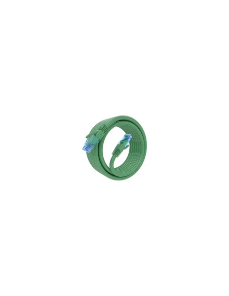 AISENS Cable De Red Latiguillo RJ45 Cat.6 UTP AWG26 CCA, Verde, 4.0 m