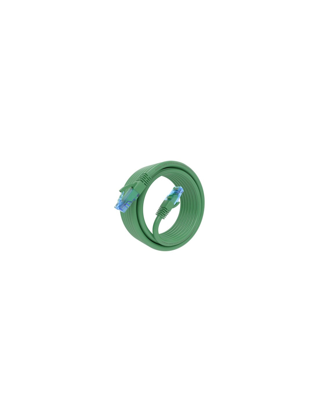 AISENS Cable De Red Latiguillo RJ45 Cat.6 UTP AWG26 CCA, Verde, 4.0 m