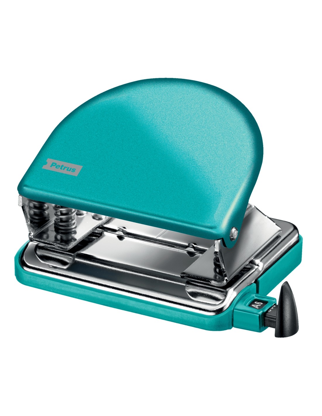 Petrus 52 WOW perforador de papel 20 hojas Turquesa