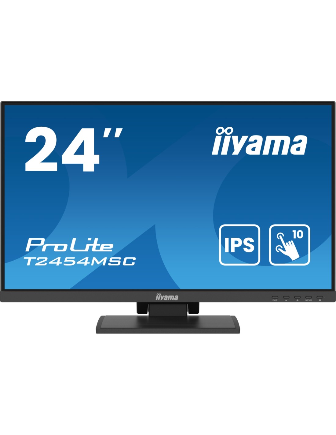 iiyama ProLite T2454MSC-B2AG pantalla para PC 60,5 cm (23.8") 1920 x 1080 Pixeles Full HD LED Pantalla táctil Multi-usuario Negr