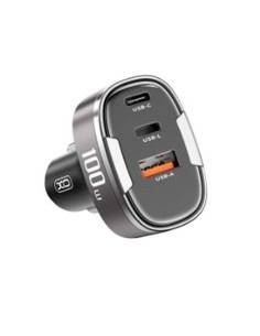 CARGADOR MECHERO 3 X USB 100W