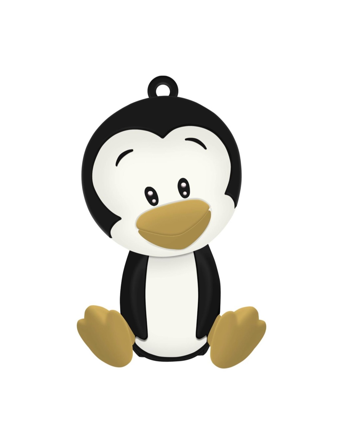 Celly PBPENGUIN batería externa Polímero de litio 2600 mAh Negro, Blanco, Amarillo