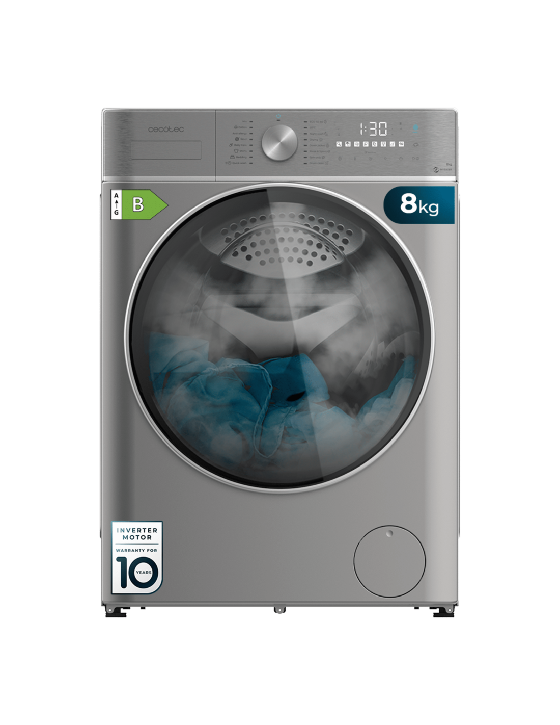 Lavadora secadora Bolero Wash&Dry 8580 Inverter Steel B