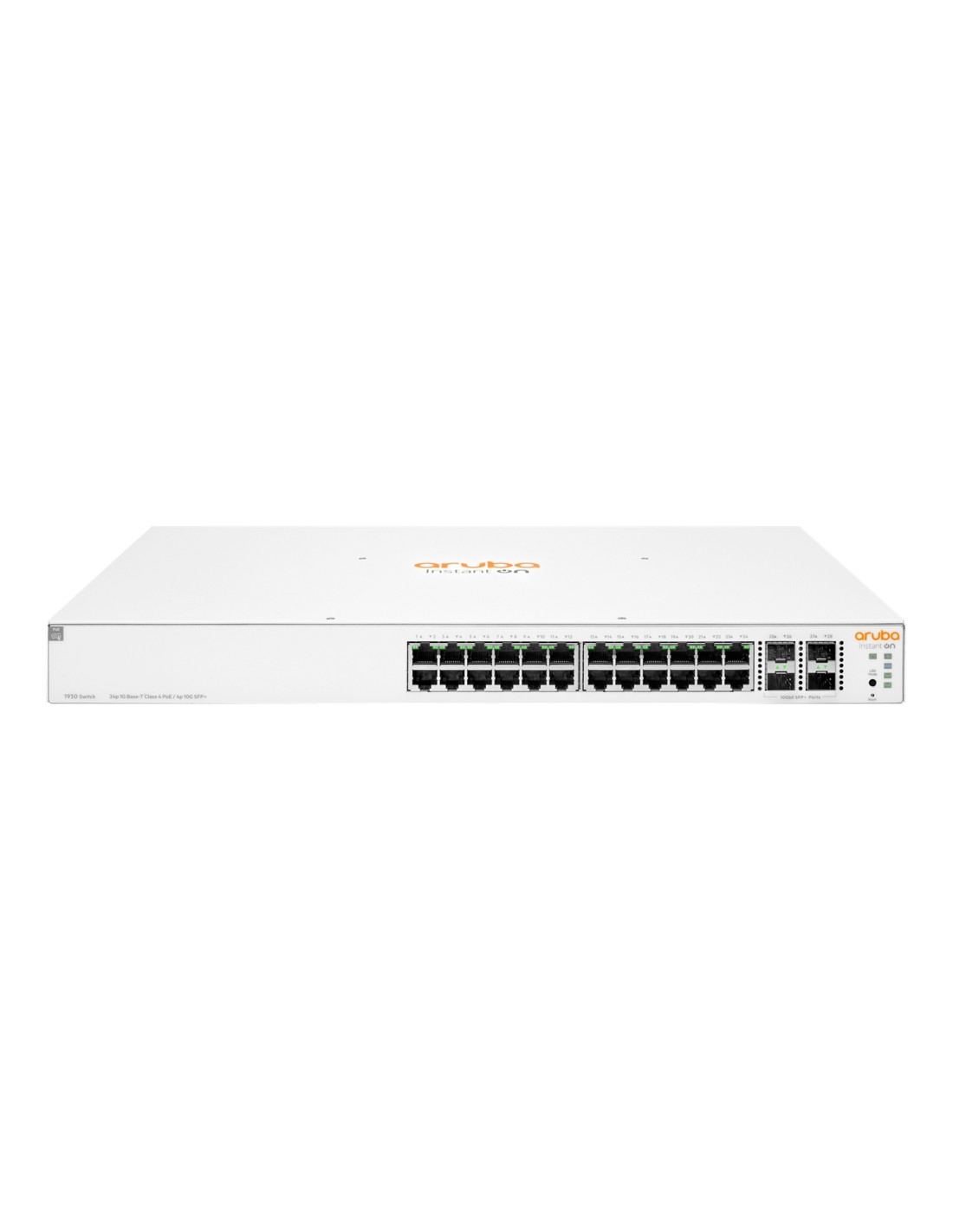 Aruba Instant On 1930 24G Class4 PoE 4SFP/SFP+ 370W Gestionado L2+ Gigabit Ethernet (10/100/1000) EnergÍa sobre Ethernet (PoE)