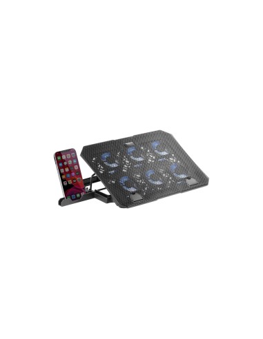 Mars Gaming MNBC23, Base Refrigeradora y Stand 16”, 6 Ventiladores