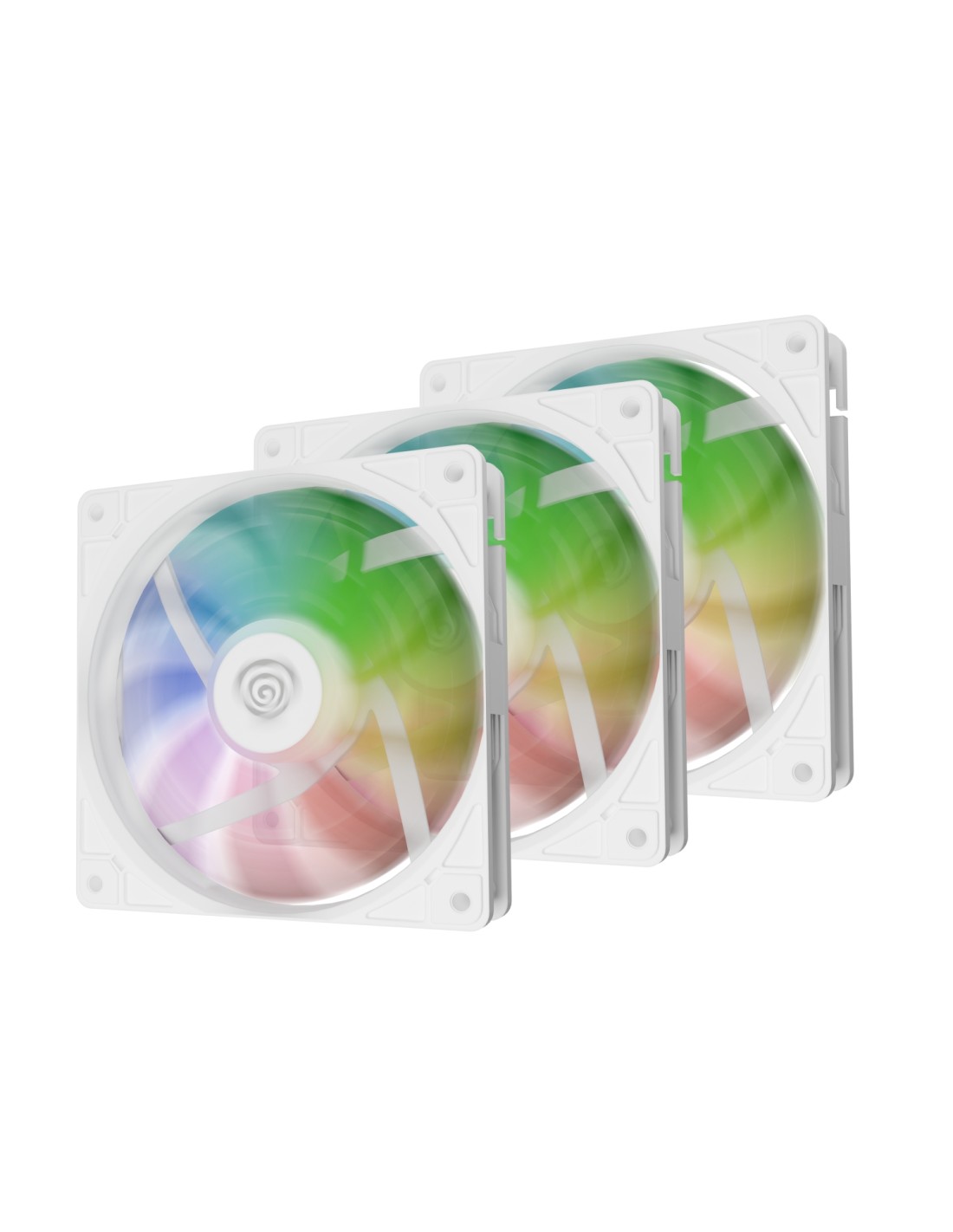 GENESIS Oxal 120 ARGB Carcasa del ordenador Ventilador 12 cm Blanco