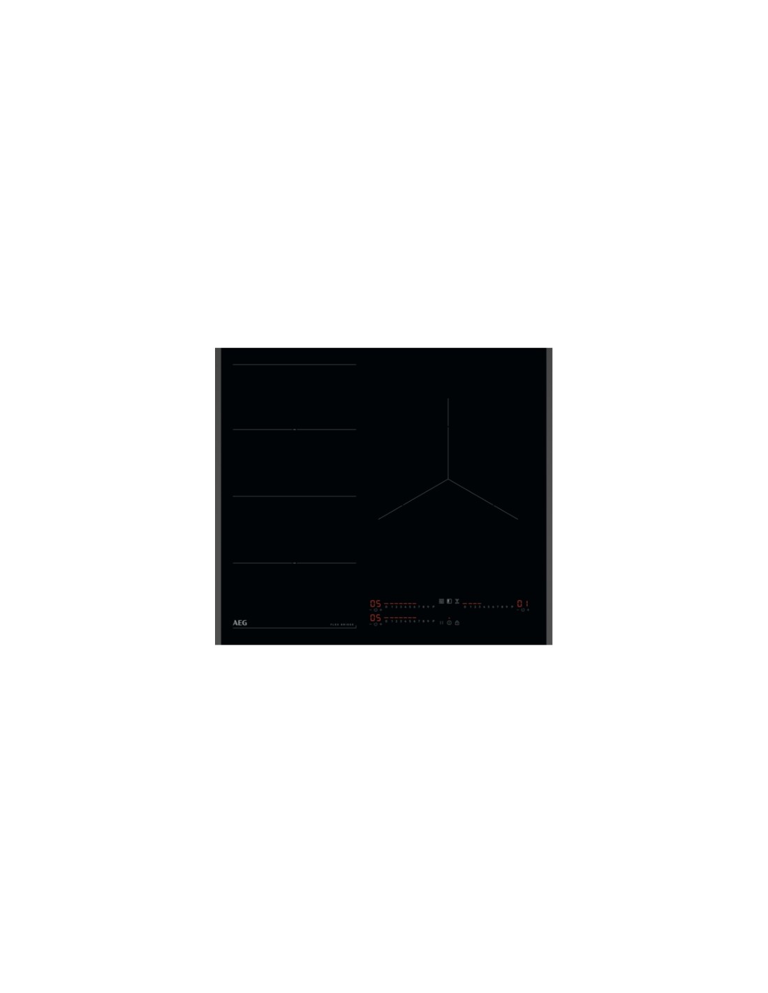 AEG TI63IF0BFB Negro Integrado 60 cm Con placa de inducción 3 zona(s)