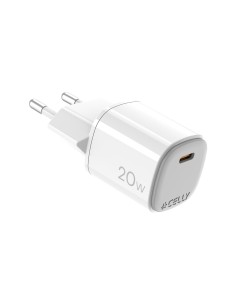 Celly UPTC1USBC20WWH cargador de dispositivo móvil Micrófono, Smartphone, Reloj inteligente, Tableta, Teléfono Blanco USB Interi