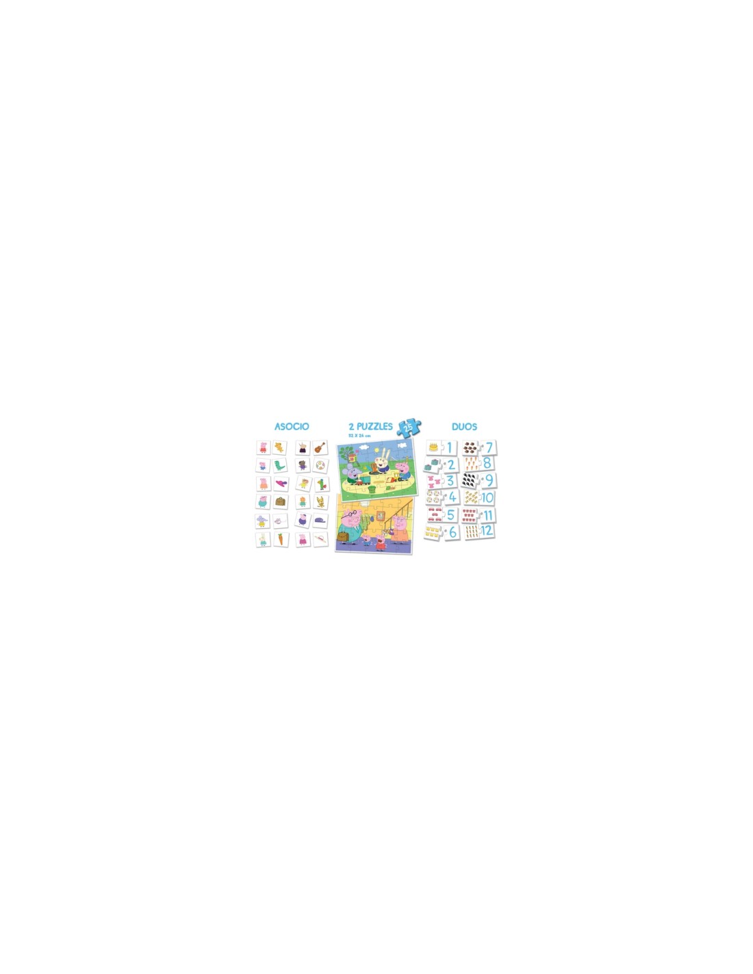 Educa Superpack Peppa Pig Puzzle rompecabezas 25 pieza(s) Dibujos