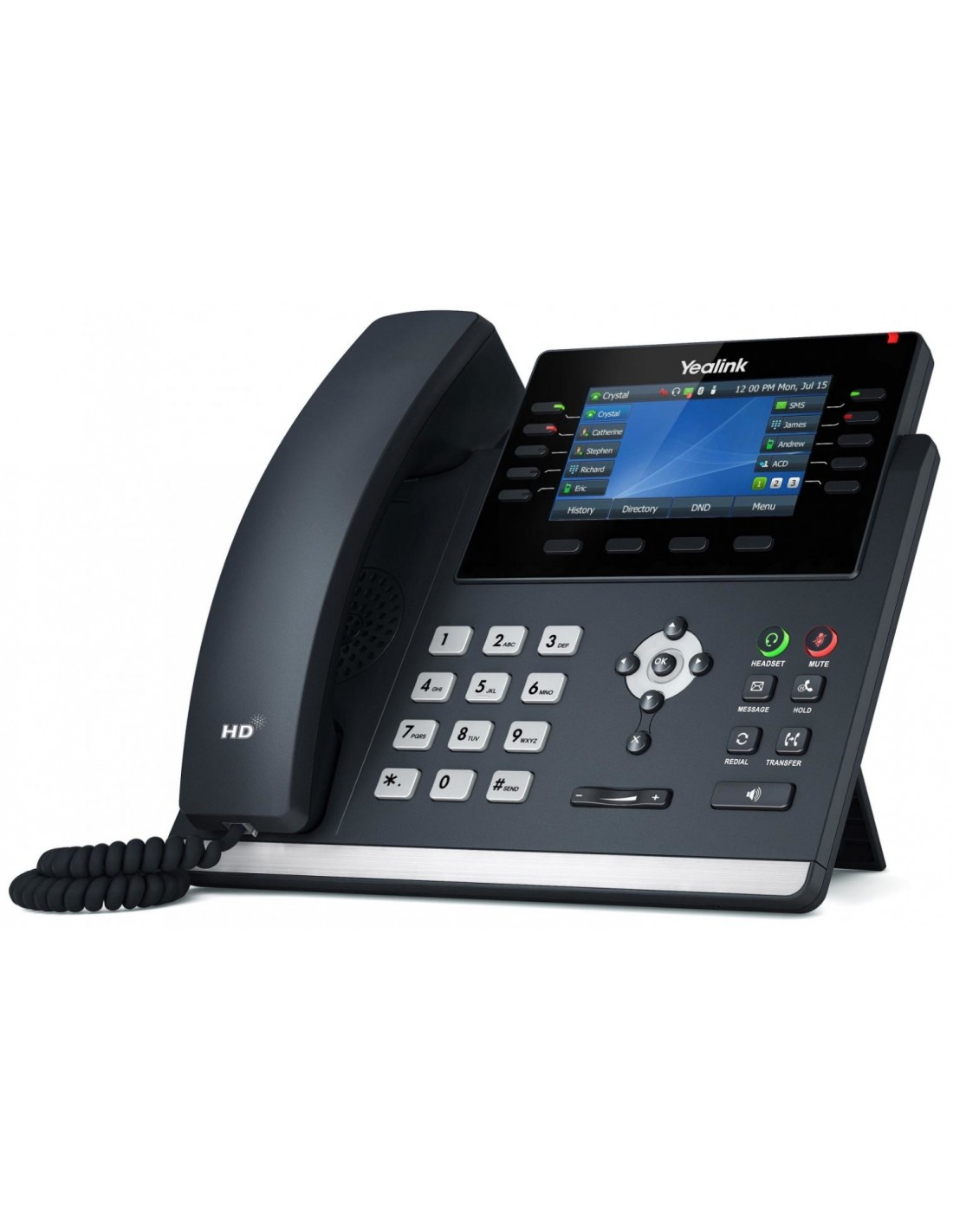 Yealink SIP-T46U Telefono IP lcd inalambrico gris
