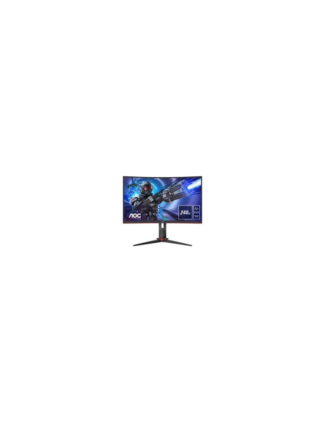 AOC FreeSync Premium Monitor Curva 31.5P Full HD LED Negro C32G2ZE/BK