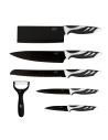 Set 6 cuchillos swiss negro