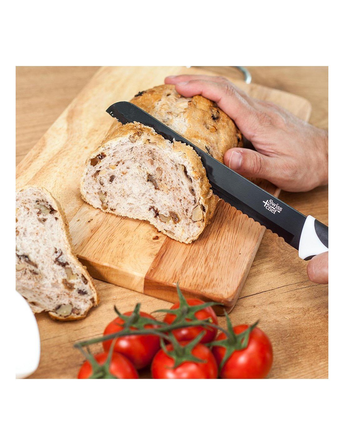 Set 6 cuchillos swiss negro