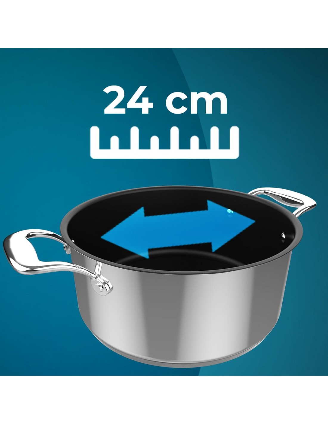 Olla Polka Classy 24 Pot Steel