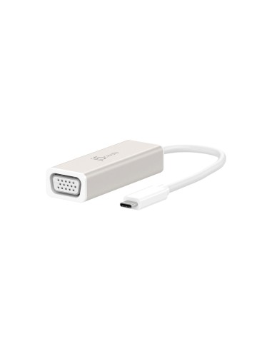 j5create JCA111 Adaptador gráfico USB 1920 x 1080 Pixeles Aluminio,