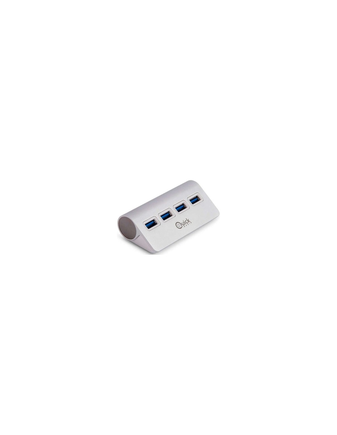 HUB QUICK MEDIA USB 2.0 4 PUERTOS QMH204P