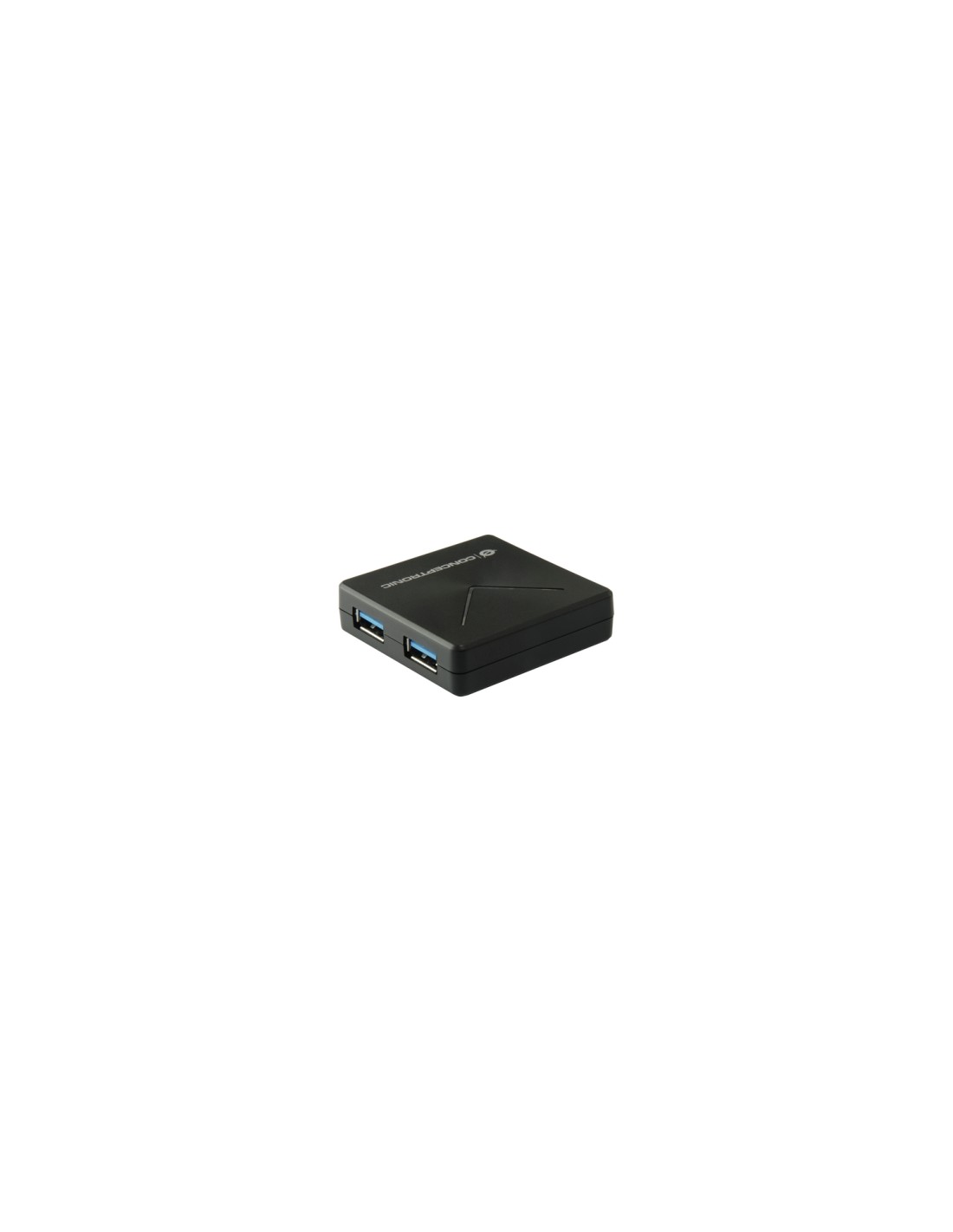 Conceptronic HUBBIES02B hub de interfaz USB 3.2 Gen 1 (3.1 Gen 1) Mini-B 5000 Mbit/s Negro