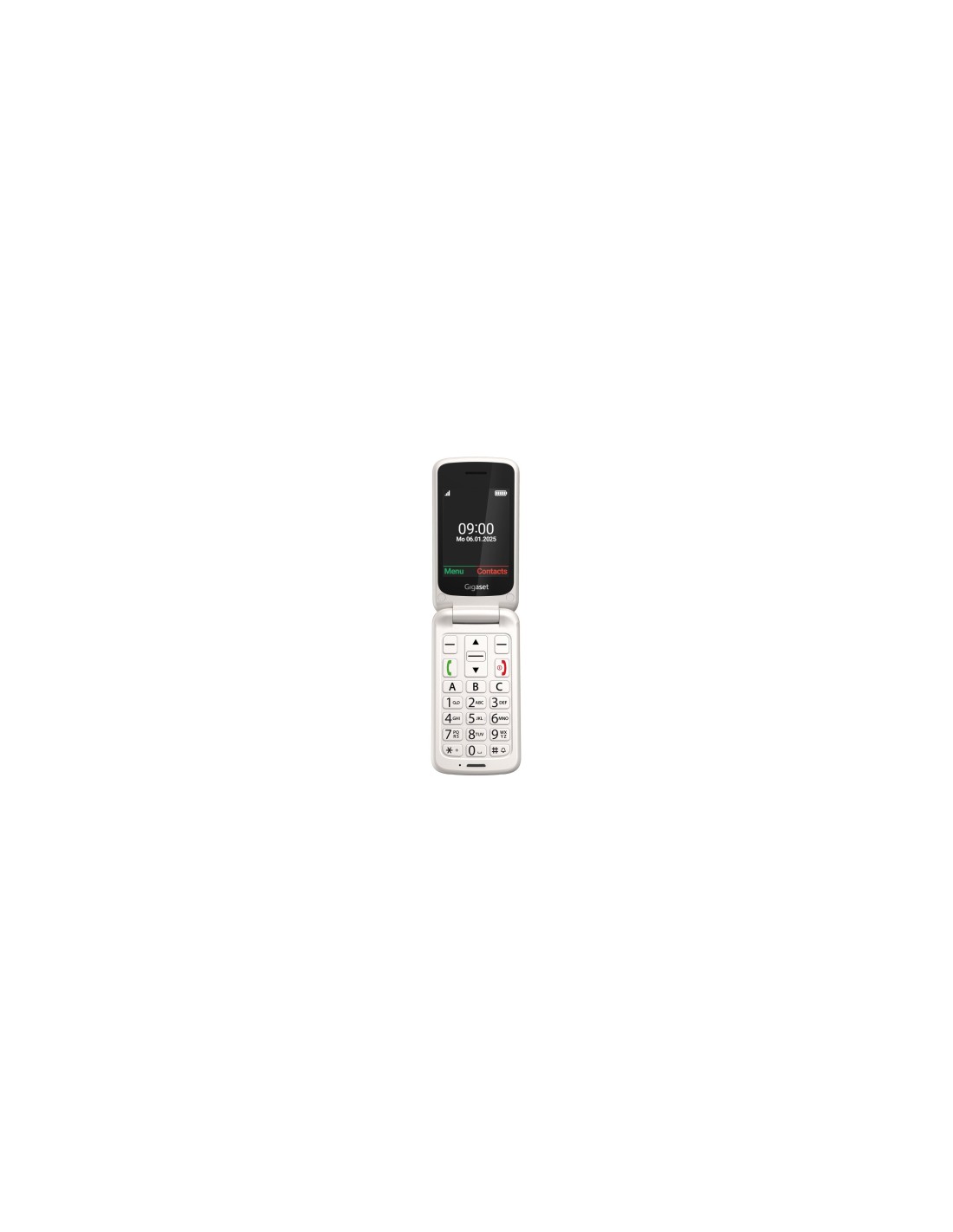 Gigaset GL595 7,11 cm (2.8") 114 g Blanco Teléfono para personas mayores