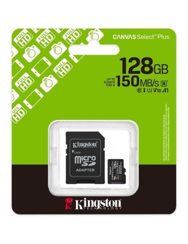 Kingston Technology 128GB microSDXC Canvas Select Plus Gen3 150MB/s