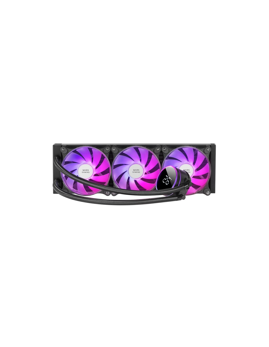 Mars Gaming ML-LCD360 Procesador Kit de refrigeración líquida Negro 1 pieza(s)