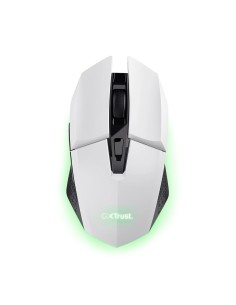RATON TRUST GAMING GXT 110 FELOX WIRELESS RGB 4800DPI 6 BOTONES BLANCO