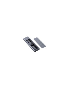 Ewent EW7022 caja para disco duro externo Caja externa para unidad de estado sólido (SSD) Gris M.2 2