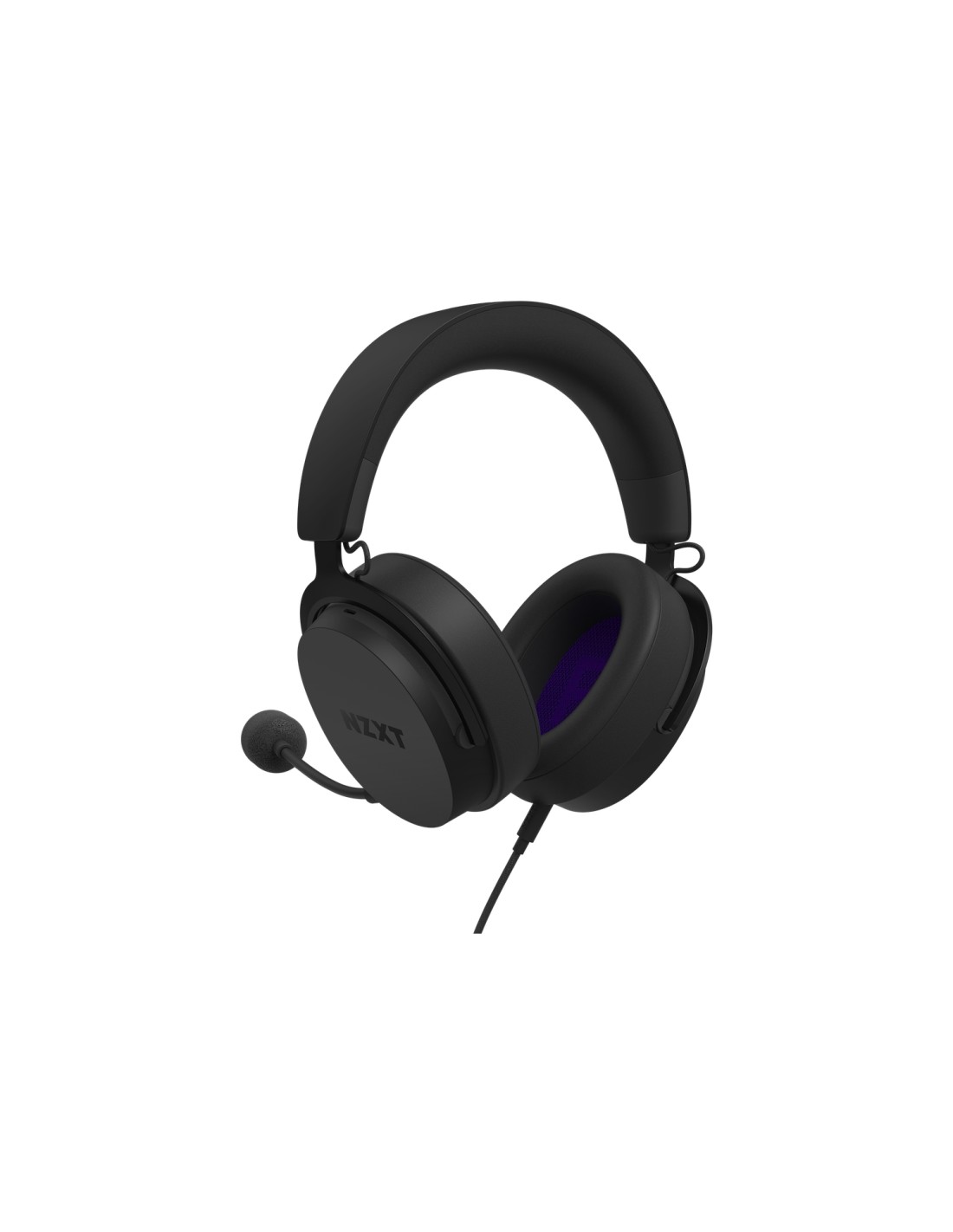 NZXT AP-WCB40-B2 auricular y casco Auriculares Alámbrico Diadema Juego Negro