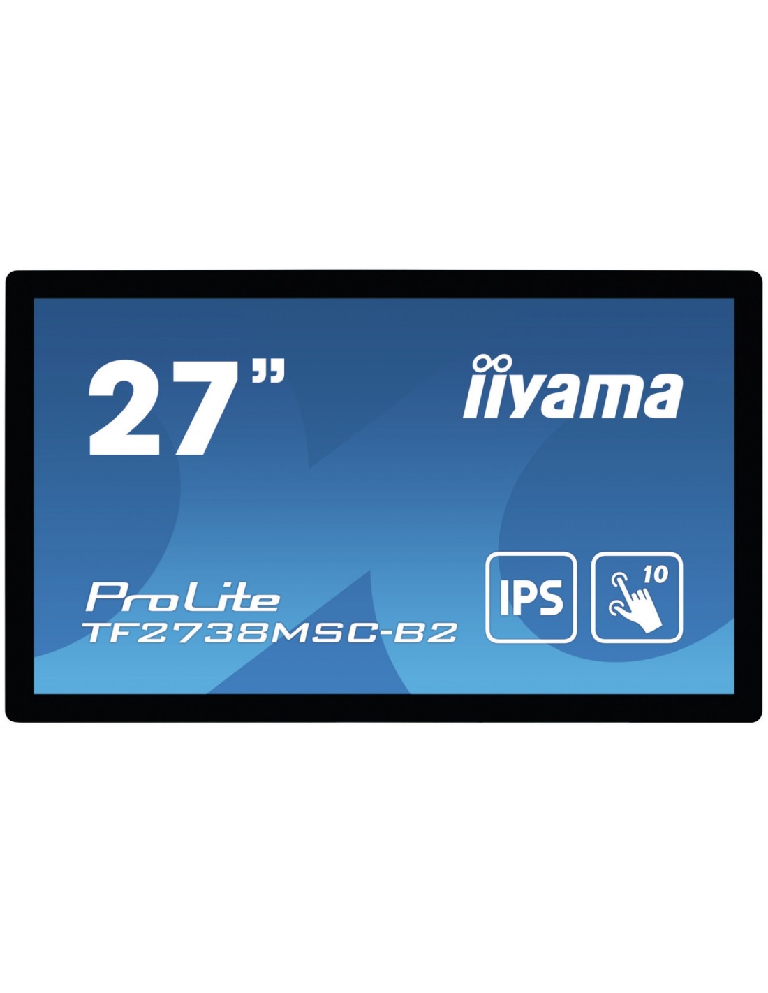 iiyama ProLite TF2738MSC-B2 monitor pantalla táctil 68,6 cm (27") 1920 x 1080 Pixeles Multi-touch Multi-usuario Negro