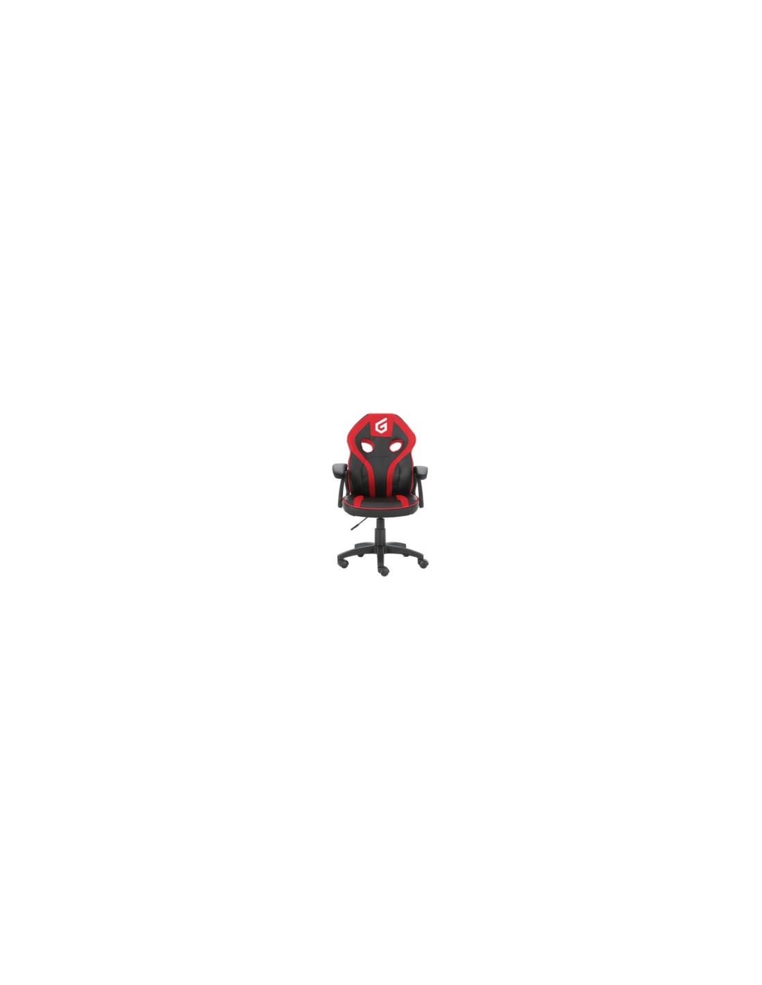 Conceptronic Silla para videojuegos de PC Asiento acolchado Negro, Rojo