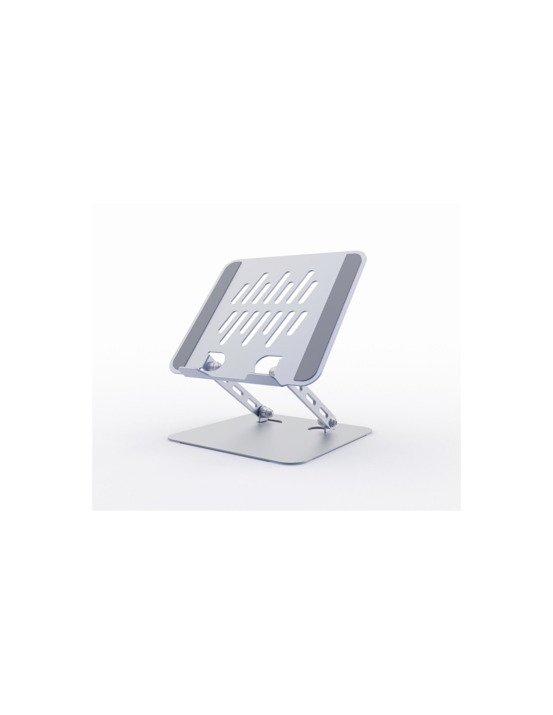 Gembird NBS-D1-04 soporte para monitor 39,6 cm (15.6") Escritorio Plata