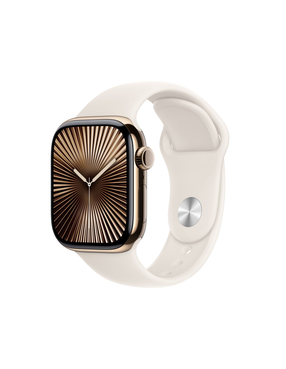 Apple Watch Series 10 OLED 42 mm Digital 374 x 446 Pixeles Pantalla táctil 4G Oro Wifi GPS (satélite)