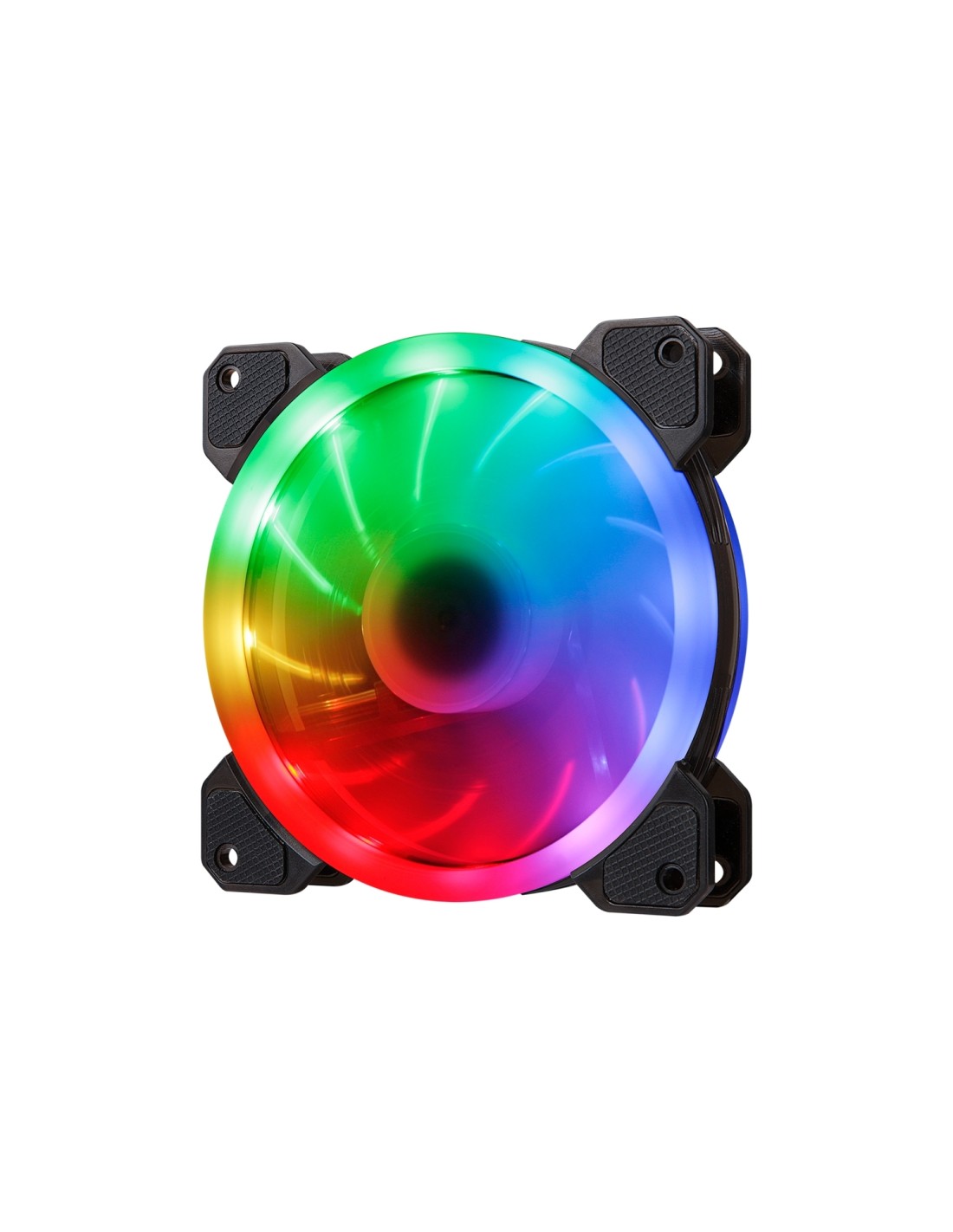 Hiditec N5-ARGB Ventilador caja 12cm led negro