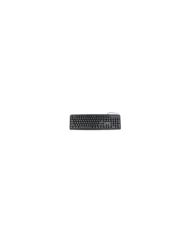 Ewent EW3112 teclado Oficina USB + PS/2 QWERTY Portugués Negro