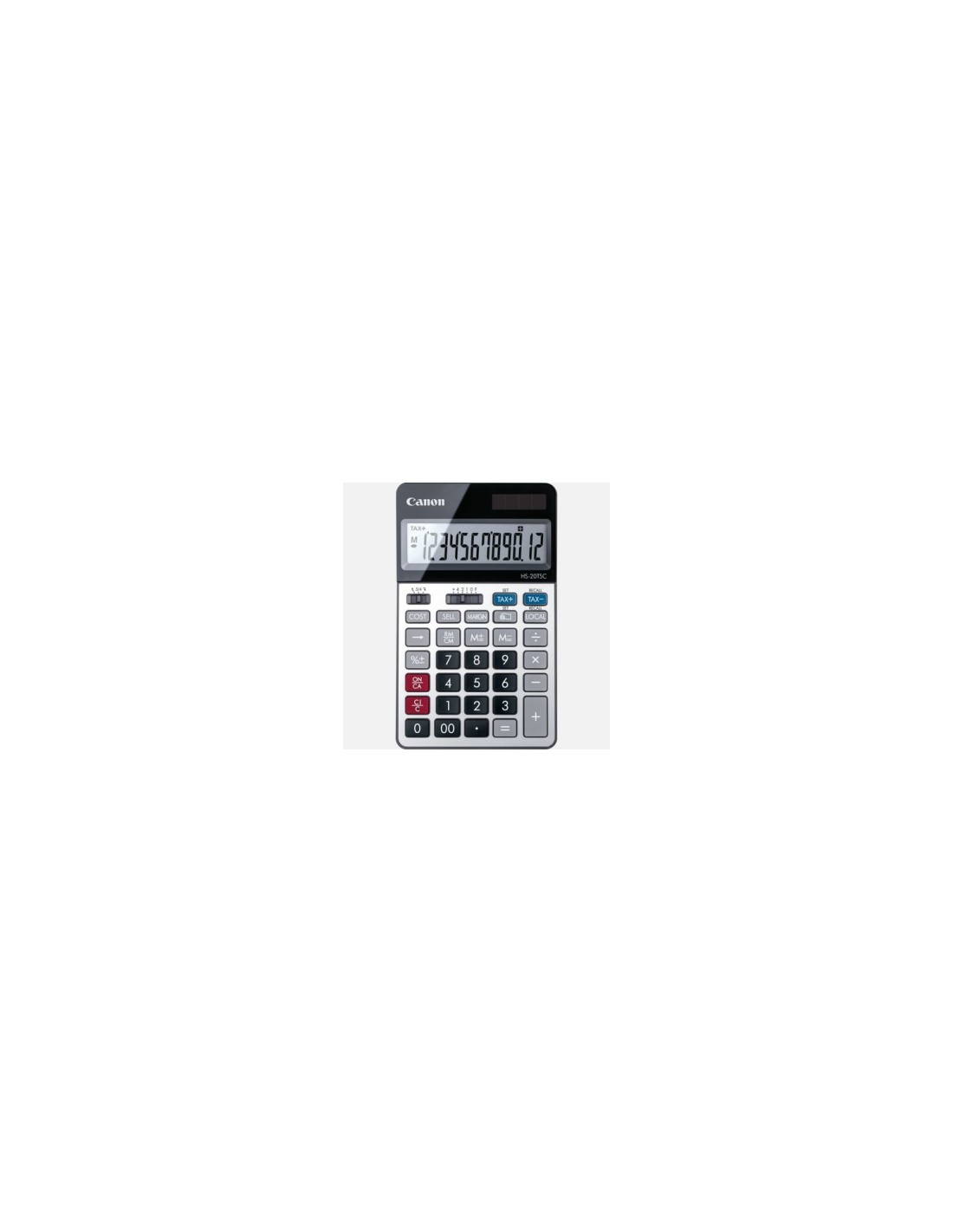 Canon HS-20TSC calculadora Escritorio Calculadora financiera Negro, Plata