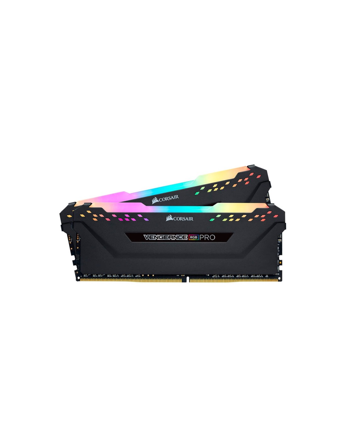 MEMORIA CORSAIR DIMM DDR4 16GB (KIT 2X8GB) 3200MHZ CL16 VENGEANCE RGB PRO BLACK