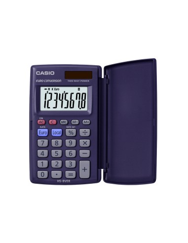 Casio HS-8VER calculadora Bolsillo Calculadora b?sica Azul