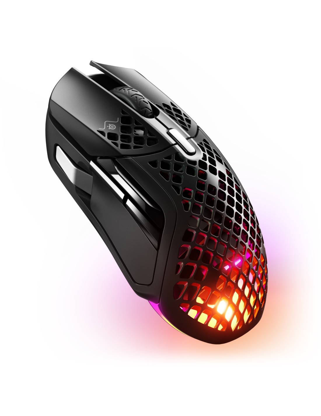 Steelseries Aerox 5 Wireless ratón Oficina mano derecha Bluetooth Óptico 18000 DPI