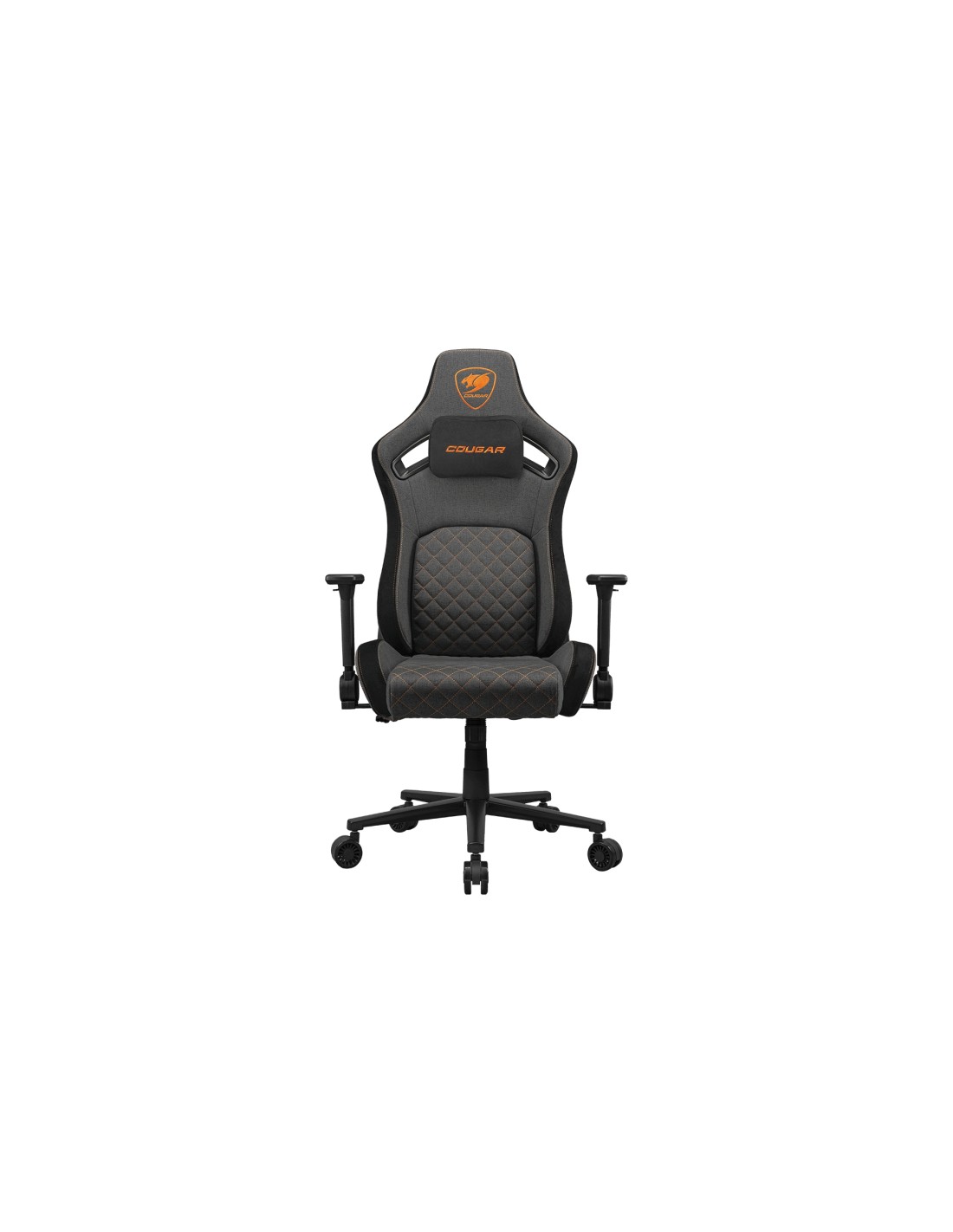 COUGAR Gaming CGR-DFF-GRB Silla para videojuegos de PC Asiento acolchado tapizado Negro, Oro