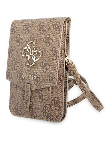 GUESS BANDOLERA LOGO MARRÓN