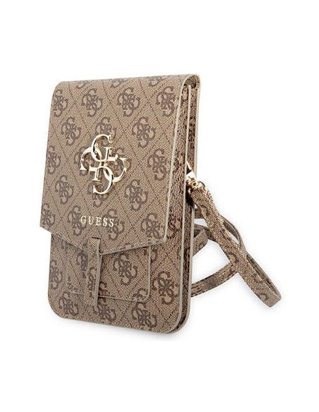 GUESS BANDOLERA LOGO MARRÓN