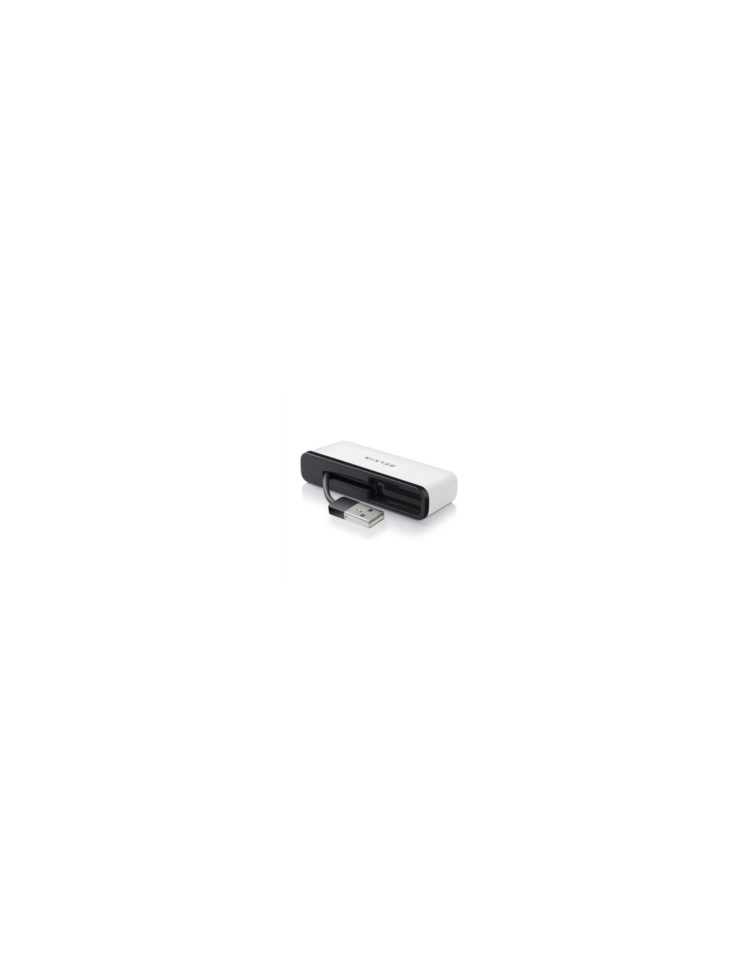 Belkin HUB de interfaz USB 2.0 480 Mbit/s Negro, Blanco