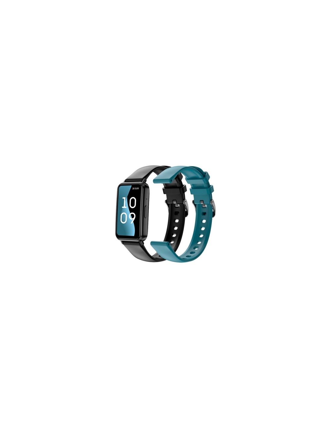 SPC DUO FIT 3,73 cm (1.47") AMOLED Digital 194 x 368 Pixeles Pantalla táctil Plata