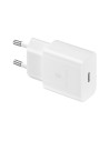 SAMSUNG POWER WALL CHARGER 15W USB-C WHITE + CABLE USB-C TO USB-C 1M WHITE EP-T1510XWEGEU