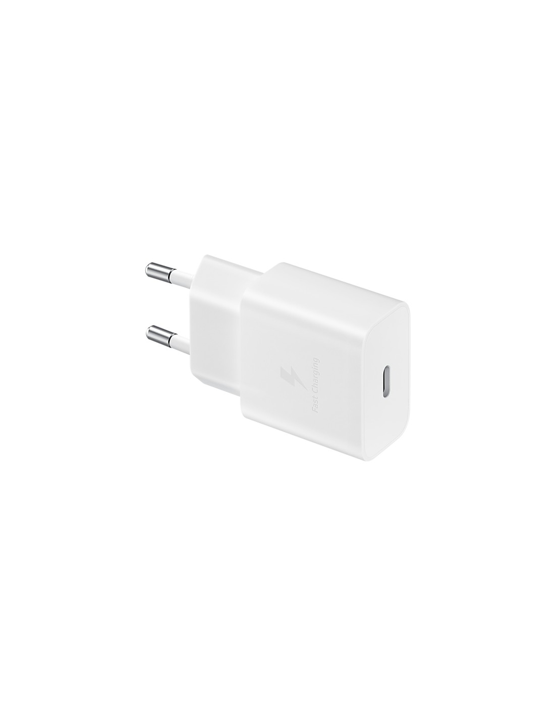 SAMSUNG POWER WALL CHARGER 15W USB-C WHITE + CABLE USB-C TO USB-C 1M WHITE EP-T1510XWEGEU