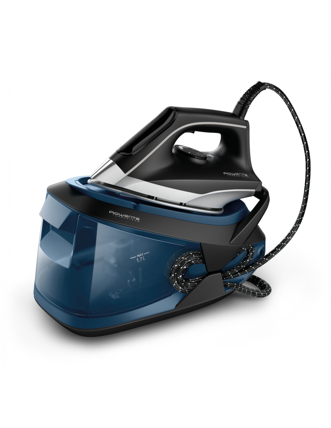 Rowenta VR832 2600 W 1,7 L Suela Microsteam 400 Láser Negro, Azul